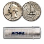 1985-D Washington Quarter 40-Coin Roll BU