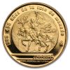 1985 Mexico Proof Gold 250 Pesos World Cup Caballito Design