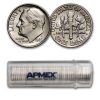 1985-P Roosevelt Dime 50-Coin Roll BU
