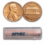 1985-S Lincoln Cent 50-Coin Roll Proof