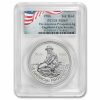 1986 1 oz Silver Round - Engelhard MS-69 PCGS (Eagle Reverse)
