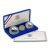 1986 3-Coin Commem Statue of Liberty Proof Set (w/Box & COA)