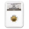 1986 China 1/10 oz Gold Panda MS-68 NGC