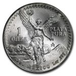 1986 Mexico 1 oz Silver Libertad BU (Abrasions)