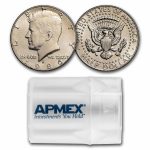 1986-P Kennedy Half Dollar 20-Coin Roll BU