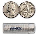 1986-P Washington Quarter 40-Coin Roll BU