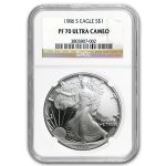 1986-S Proof American Silver Eagle PF-70 NGC