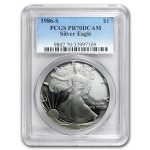 1986-S Proof American Silver Eagle PR-70 PCGS