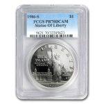 1986-S Statue of Liberty $1 Silver Commem PR-70 PCGS