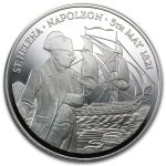 1986 St. Helena/Ascension 5 oz Silver Napoleon Proof