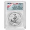 1987 1 oz Silver Round - Engelhard MS-69 PCGS (Eagle Reverse)