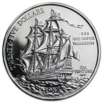 1987 Bermuda 1 oz Palladium Sea Venture Proof