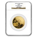1987 China 5 oz Gold Panda 500 Yuan PF-69 NGC
