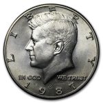 1987-D Kennedy Half Dollar BU