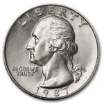 1987-D Washington Quarter BU