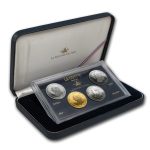 1987 France 4x 100 Francs La Fayette Proof Set (Multi-Metal)