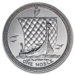 1987 Isle of Man 1 oz Platinum Noble BU