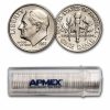 1987-P Roosevelt Dime 50-Coin Roll BU