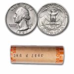 1987-P Washington Quarter 40-Coin Roll BU