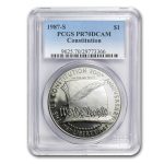 1987-S Constitution $1 Silver Commem PR-70 PCGS