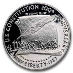 1987-S Constitution $1 Silver Commem Proof (w/Box & COA)