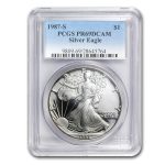 1987-S Proof American Silver Eagle PR-69 PCGS