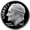 1987-S Roosevelt Dime Gem Proof
