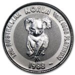 1988 Australia 1/10 oz Platinum Koala BU (Inaugural Issue)