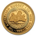 1988 Australia 1 oz Proof Gold Nugget