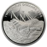 1988 Bermuda 1 oz Palladium San Antonio Proof