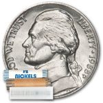 1988-D Jefferson Nickel 40-Coin Roll BU