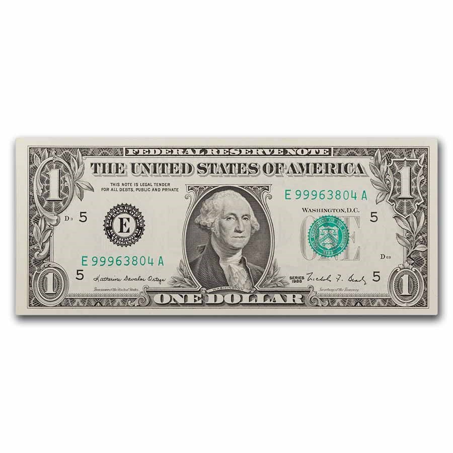1988 (E-Richmond) $1.00 FRN CU (Fr#1914-E)