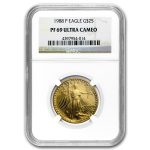 1988-P 1/2 oz Proof American Gold Eagle PF-69 UCAM NGC