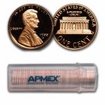 1988-S Lincoln Cent 50-Coin Roll Proof