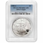 1988-S Proof American Silver Eagle PR-70 PCGS