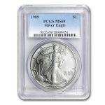 1989 American Silver Eagle MS-69 PCGS