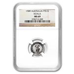 1989 Australia 1/10 oz Platinum Koala MS-69 NGC