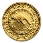 1989 Australia 1/10 oz Proof Gold Nugget