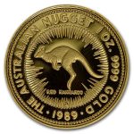 1989 Australia 1 oz Proof Gold Nugget