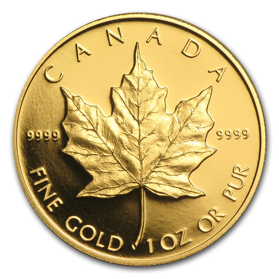 1989 Canada 1 oz Proof Gold Maple Leaf (Capsule Only)