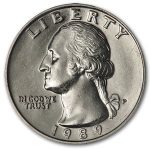 1989-P Washington Quarter BU