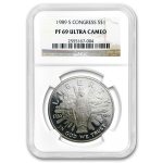 1989-S Congress Bicentennial $1 Silver Commem PF-69 NGC