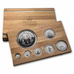 1989 Spain Silver Pesetas 7 Coin Set Discovery of America Proof