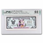 1990 $5.00 (DA) Closed-Eyed Goofy (DIS#19) CU-64 EPQ PMG