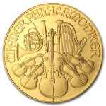 1990 Austria 1 oz Gold Philharmonic BU