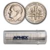 1990-D Roosevelt Dime 50-Coin Roll BU