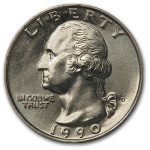 1990-D Washington Quarter BU