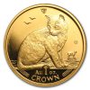 1990 Isle of Man 1 oz Gold New York Alley Cat BU