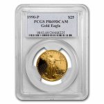 1990-P 1/2 oz Proof American Gold Eagle PR-69 DCAM PCGS