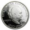 1990-P Eisenhower Centennial $1 Silver Commem Proof (w/Box & COA)